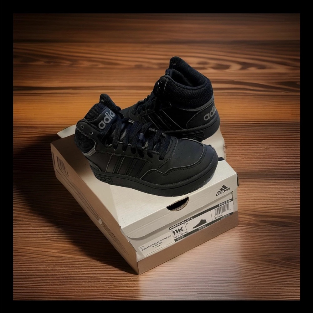 adidas Kids' Black Sneakers